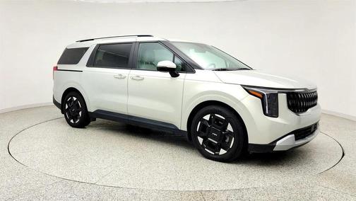 Ivory Silver 2025 Kia Carnival EX