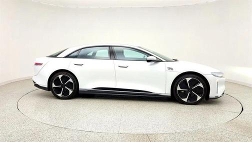 Stellar White Metallic 2023 Lucid Air Pure