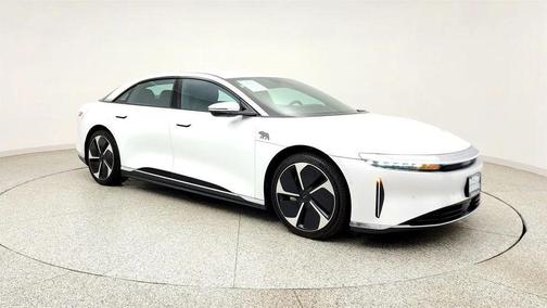 Stellar White Metallic 2023 Lucid Air Pure
