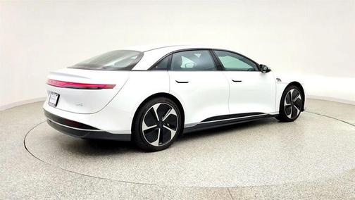 Stellar White Metallic 2023 Lucid Air Pure