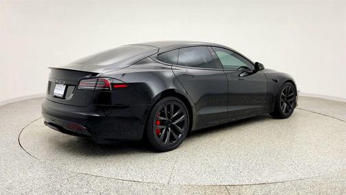Solid Black 2024 Tesla Model S Plaid