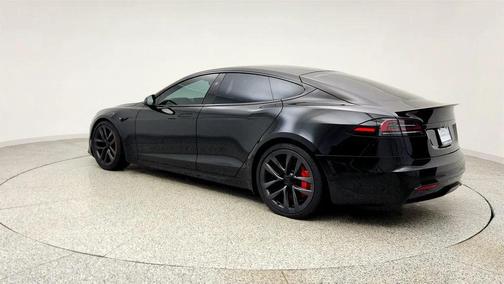 Solid Black 2024 Tesla Model S Plaid