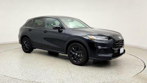 Crystal Black Pearl 2025 Honda HR-V AWD Sport