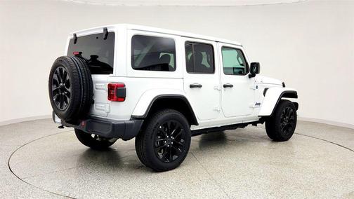 Bright White Clearcoat 2025 Jeep Wrangler 4xe Sahara