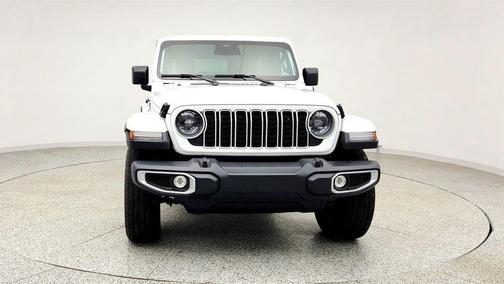 Bright White Clearcoat 2025 Jeep Wrangler 4xe Sahara