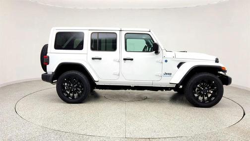 Bright White Clearcoat 2025 Jeep Wrangler 4xe Sahara