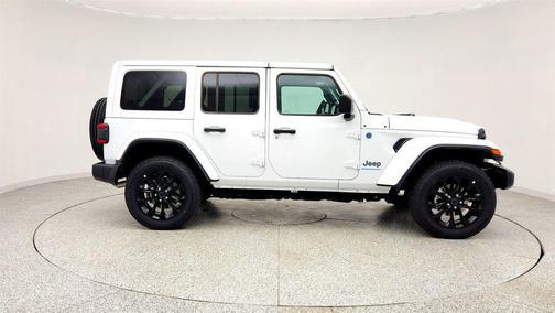 Bright White Clearcoat 2025 Jeep Wrangler 4xe Sahara
