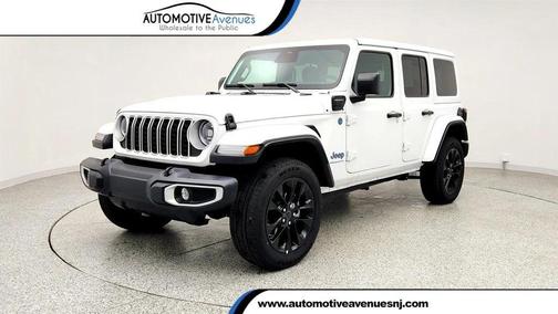 Bright White Clearcoat 2025 Jeep Wrangler 4xe Sahara