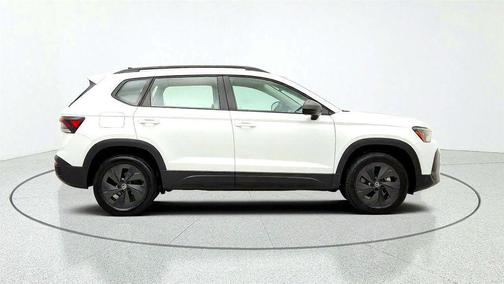 Pure White 2025 Volkswagen Taos 1.5T S