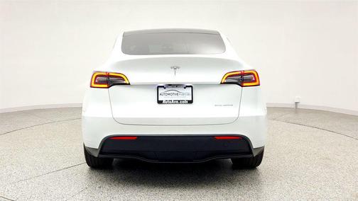 Pearl White Multi-Coat 2023 Tesla Model Y Long Range AWD w/ White/Black Premium Int. & Acceleration Boost