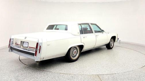 1987 Cadillac Brougham 4dr Sedan with Sunroof, Red Interior & Smartphone Integration