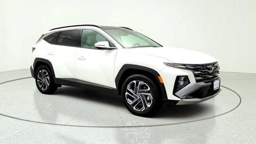 Creamy White Pearl 2025 Hyundai TUCSON Hybrid Limited