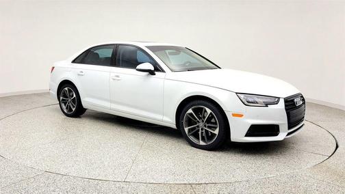 Glacier White Metallic 2019 Audi A4 40 Titanium Premium