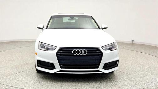 Glacier White Metallic 2019 Audi A4 40 Titanium Premium