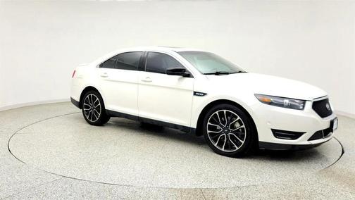 WHITE PLATINUM MET TRI-COAT 2018 Ford Taurus SHO