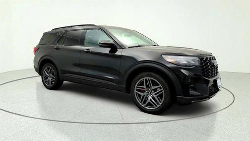 AGATE BLACK METALLIC 2025 Ford Explorer ST-Line