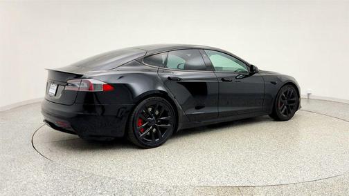 Solid Black 2021 Tesla Model S Plaid