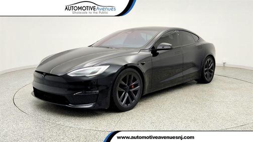 Solid Black 2021 Tesla Model S Plaid