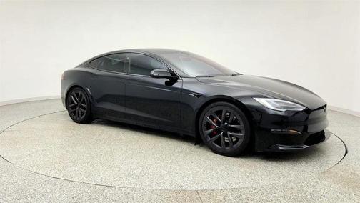 Solid Black 2021 Tesla Model S Plaid