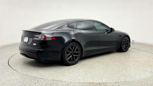 Solid Black 2021 Tesla Model S Plaid