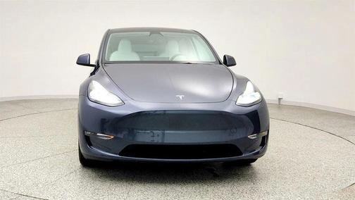 Midnight Silver Metallic 2023 Tesla Model Y Long Range AWD w/ 7 Seat Int., 20'' Wheels & Acceleration Boost
