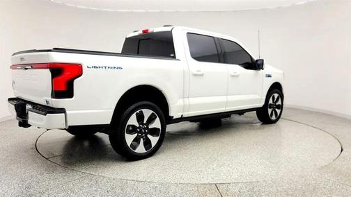 STAR WHITE METALLIC TRICOAT 2025 Ford F-150 Lightning Platinum