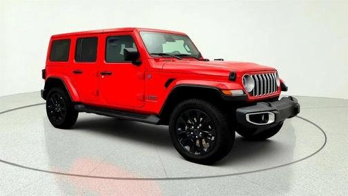 Firecracker Red Clearcoat 2025 Jeep Wrangler 4xe Sahara