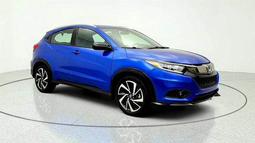 Aegean Blue Metallic 2019 Honda HR-V Sport