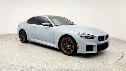 Brooklyn Grey Metallic 2023 BMW M2 Coupe w/ M Carbon Roof, Live Cockpit Pro & Lightning Pkg