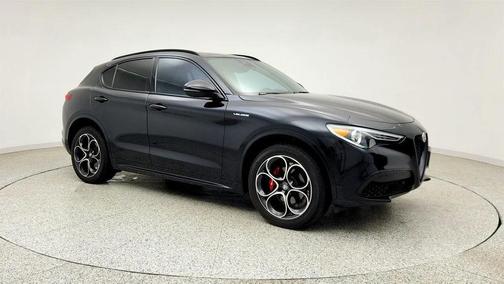 Vulcano Black Metallic 2023 Alfa Romeo Stelvio Veloce AWD