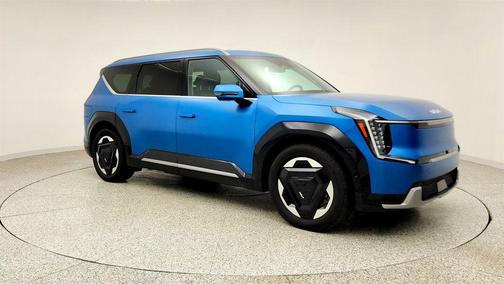 Ocean Blue Matte 2024 Kia EV9 Land