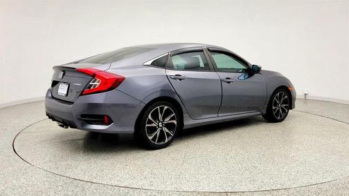 Modern Steel Metallic 2021 Honda Civic Sport