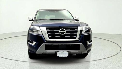 Hermosa Blue Pearl 2024 Nissan Armada Platinum 2WD