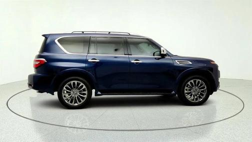 Hermosa Blue Pearl 2024 Nissan Armada Platinum 2WD