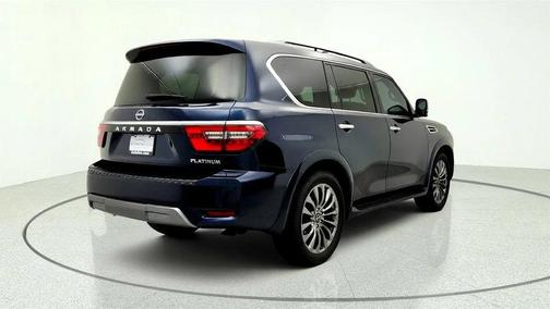 Hermosa Blue Pearl 2024 Nissan Armada Platinum 2WD