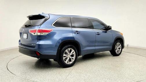 Shoreline Blue Pearl 2015 Toyota Highlander XLE