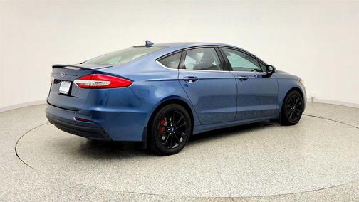 BLUE METALLIC 2019 Ford Fusion Hybrid SE