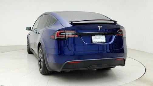 2022 Tesla Model X AWD with White & Black Premium Interior