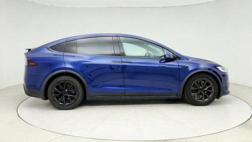 2022 Tesla Model X AWD with White & Black Premium Interior
