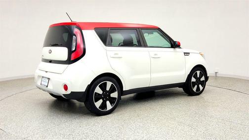 Clear White/Red Roof 2019 Kia Soul +