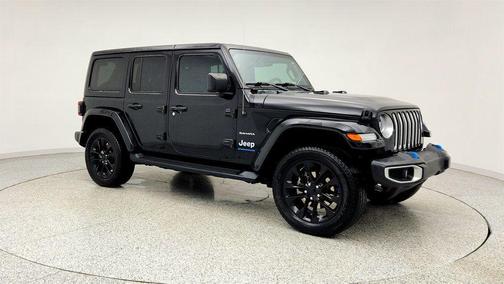 Black Clearcoat 2023 Jeep Wrangler 4xe Sahara