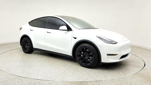 Pearl White Multi-Coat 2020 Tesla Model Y Long Range Dual Motor All-Wheel Drive