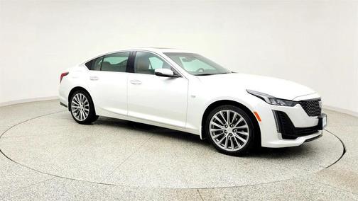 Crystal White Tricoat 2020 Cadillac CT5 Premium Luxury RWD