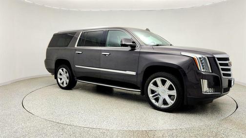 Dark Granite Metallic 2018 Cadillac Escalade ESV Luxury