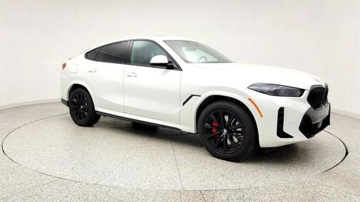 Mineral White Metallic 2025 BMW X6 xDrive40i