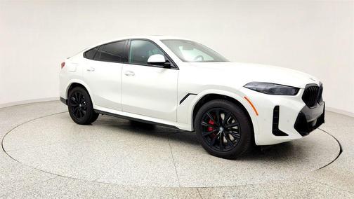 Mineral White Metallic 2025 BMW X6 xDrive40i