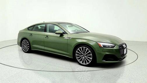 District Green Metallic 2022 Audi A5 Sportback Premium Plus