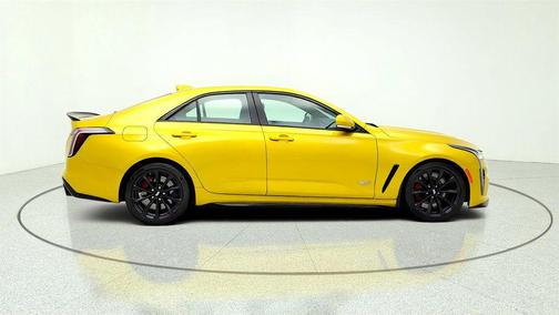 Cyber Yellow Metallic 2024 Cadillac CT4-V V-Series Blackwing