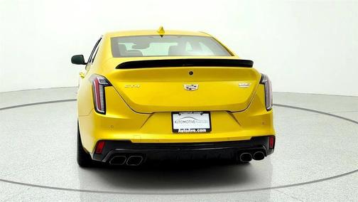 Cyber Yellow Metallic 2024 Cadillac CT4-V 4dr Sedan Blackwing