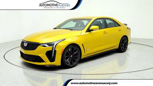 Cyber Yellow Metallic 2024 Cadillac CT4-V V-Series Blackwing